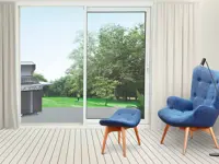 WG 100 Slimline julkisivuelementti 4-osainen liukuovielementti Julkisivuelementti