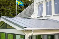 Peltikatto lukkosaumakate eristämätön