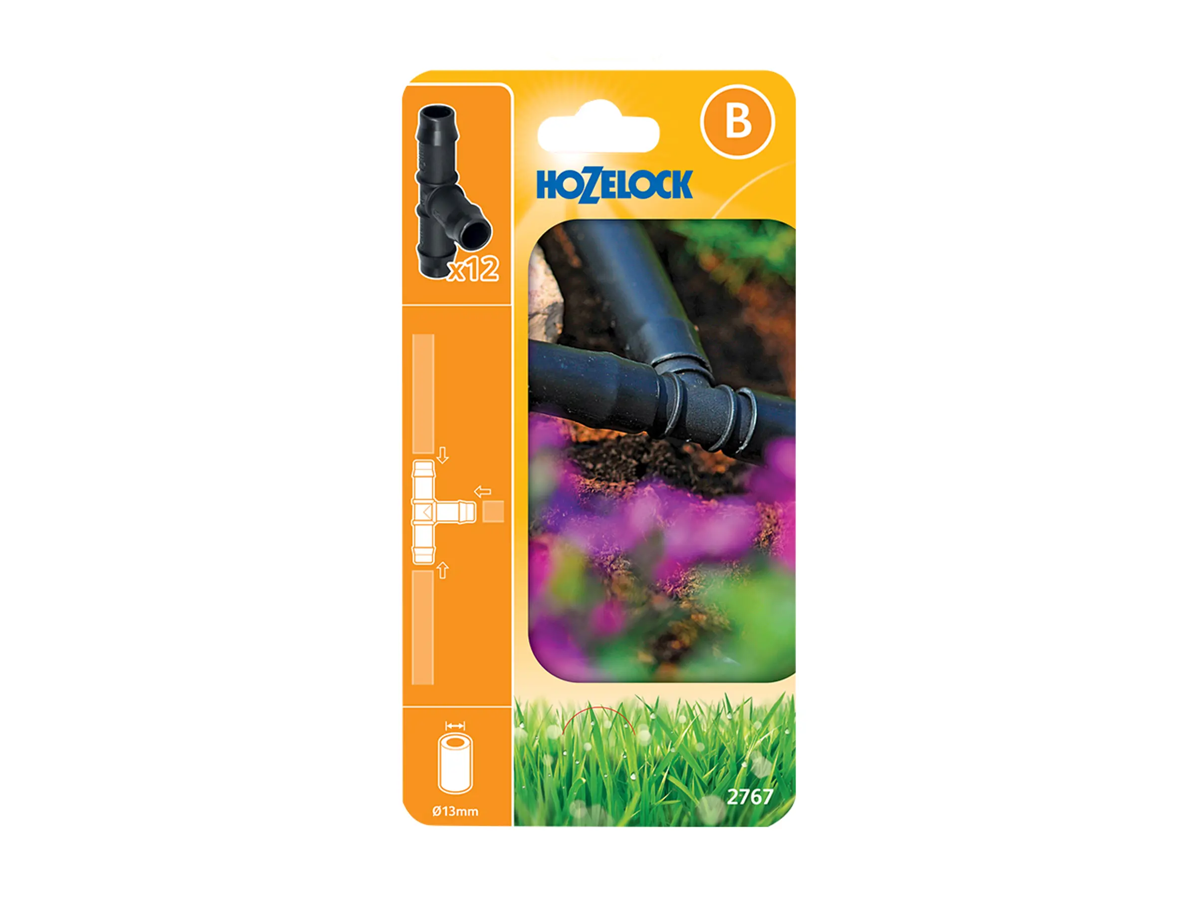 Hozelock T-liitin 13 mm