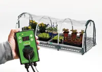 Tunnelikasvihuone Bio Green Jumbo lämmityksellä