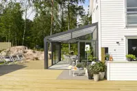 Alumiininen Pulpetti lasiterassi – Eristämätön